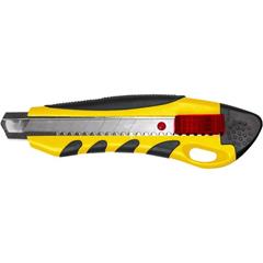 Nóż z ostrzem łamanym 18mm metalowe prowadnice korpus z tworzywa 17B428