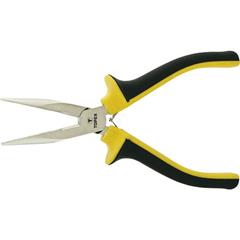 Szczypce wydłużone proste 160mm sprężynka rozpierająca stal CS 32D125