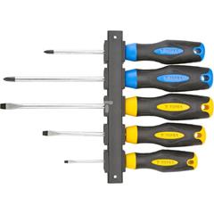 Wkrętaki 3,2x75mm 5x100mm 6,5x150mm PH1x100mm PH2x150mm z wieszakiem (zestaw 5 szt.) 39D885