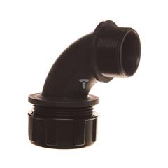 Dławnica kątowa do węża osłonowego M32 IP65 SILVYN MPC 90stopni M32x1,5 czarna 55502484