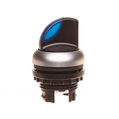 Napęd przełącznika 2 położeniowy niebieski z podświetleniem z samopowrotem M22-WLK-B 216820