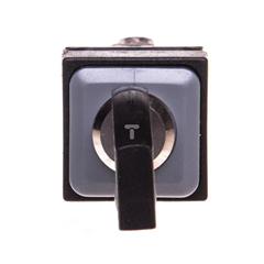 Napęd przełącznika 2 położeniowego z kluczykiem czarny bez samopowrotu Q18S1R 038805