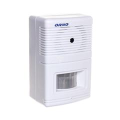 Czujnik ruchu z sygnalizacją i z alarmem 5m biały OR-MA-701