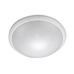 Plafoniera BREVA z czujnikiem  mikrofalowym 60W E27 IP44 poliwęglan mleczny OR-PL-316WE27PMM