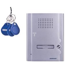 Zestaw domofonowy jednorodzinny z czytnikiem breloków LEGIO biały/ srebny OR-DOM-QH-911