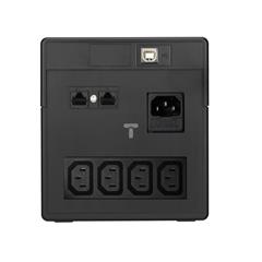 UPS POWER WALKER LINE-INTERACTIVE 1000VA 4xIEC 230V, czysta sinusoida RJ11/45 IN/OUT, USB, LCD VI 1000 PSW Z14327