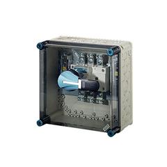 Skrzynka rozłącznikowa hermetyczna 160A z zaciskami PE+N IP65 Mi 87256 HPL00142