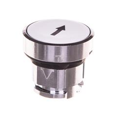 Napęd przycisku biały /strzałka w górę/ bez podświetlenia z samopowrotem ZB4BA334