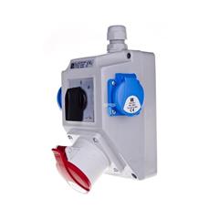 Zestaw instalacyjny z gniazdem 16A 3P+N+PE 2x2P+P ZI04\R221