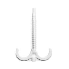 Hak podwójny 77 polipropylenowy do rur elektroinstalacyjnych H77/2 biały 10255 /100szt./