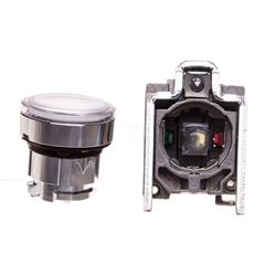 Przycisk sterowniczy 22mm biały z samopowrotem z podświetleniem 1Z 1R XB4BW31M5