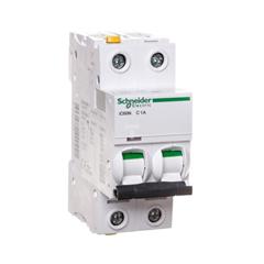 Wyłącznik nadprądowy 2P C 1A 6kA AC iC60N A9F04201